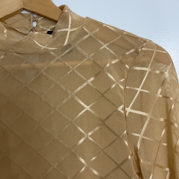 2 for $25 FOREVER 21 Women's Sexy Mesh See-through Bodysuit - Picture 10 of 12